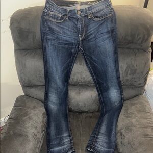 7 For All Mankind Dark Wash Skinny Jeans